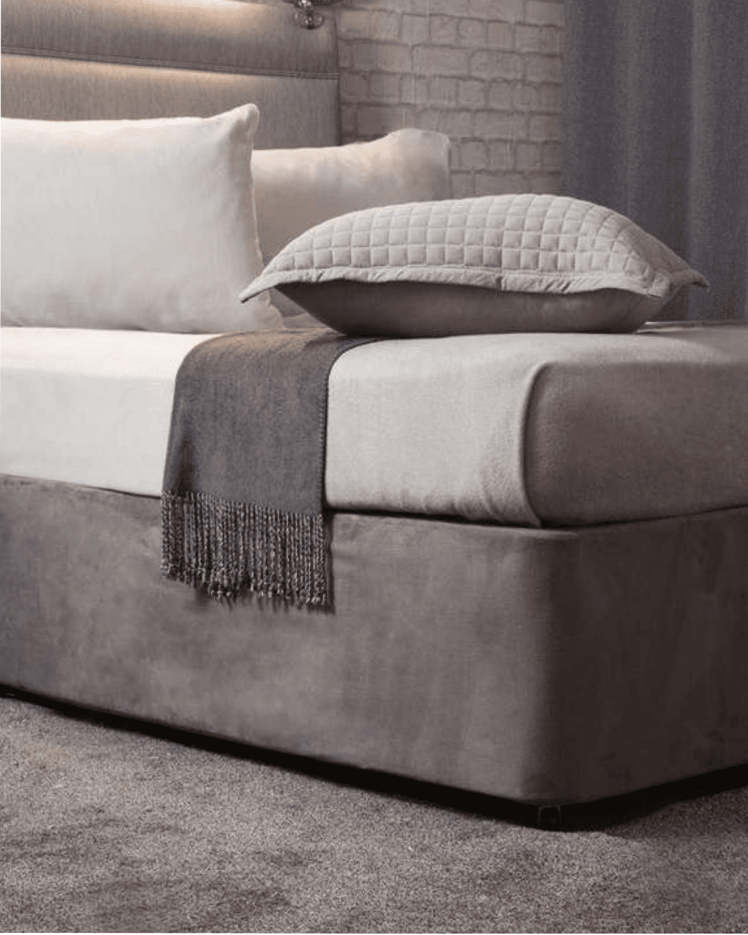 Bed Wrap Mock Suede